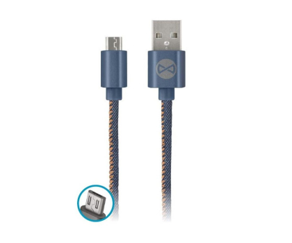 Kabel FOREVER Kabel USB-microUSB 1M FOREVER jeans